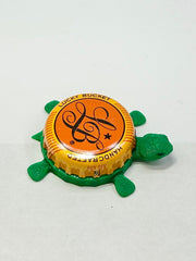 Lucky Bucket Brewing - Bottle Cap Magnet Turtle Shell Shocked Art