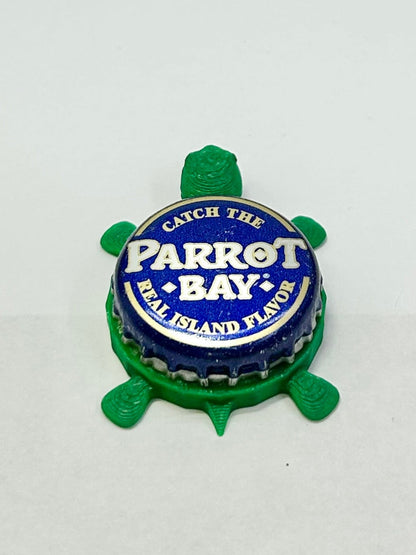 Parrot Bay - Bottle Cap Magnet Turtle Shell Shocked Art