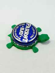 Parrot Bay - Bottle Cap Magnet Turtle Shell Shocked Art