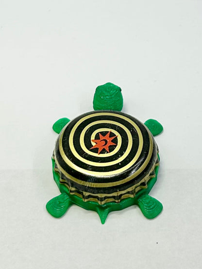 Magic Hat No. 9 - Bottle Cap Magnet Turtle Shell Shocked Art