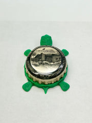 Red Hook Ale Brewery (Woodinville, WA // Portsmouth, NH) - Bottle Cap Magnet Turtle Shell Shocked Art
