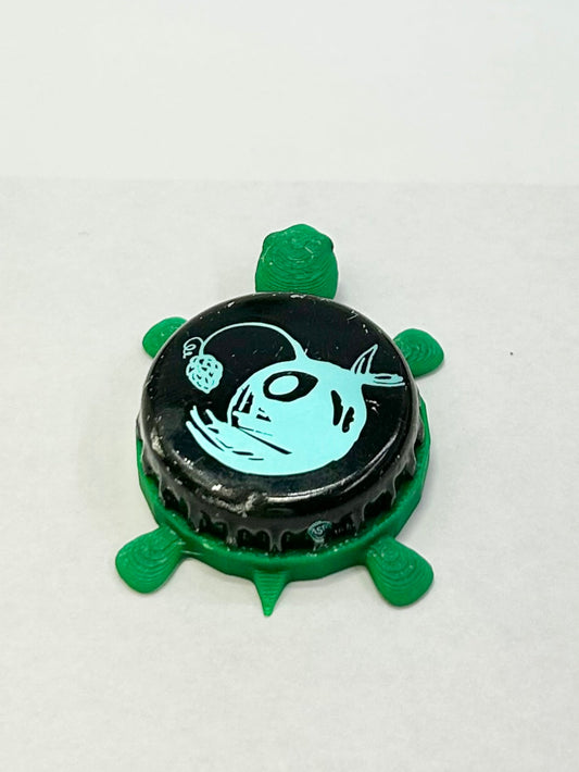 Saltfire Brewing - Bottle Cap Magnet Turtle