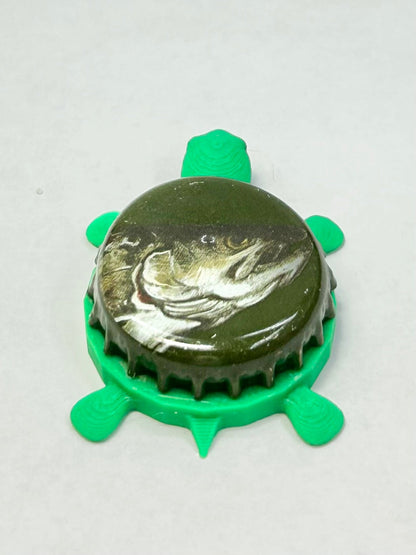 Bell's Two Hearted IPA - Bottle Cap Magnet Turtle Shell Shocked Art