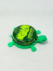Adirondack Brewery (4,185 ft) - Bottle Cap Magnet Turtle Shell Shocked Art