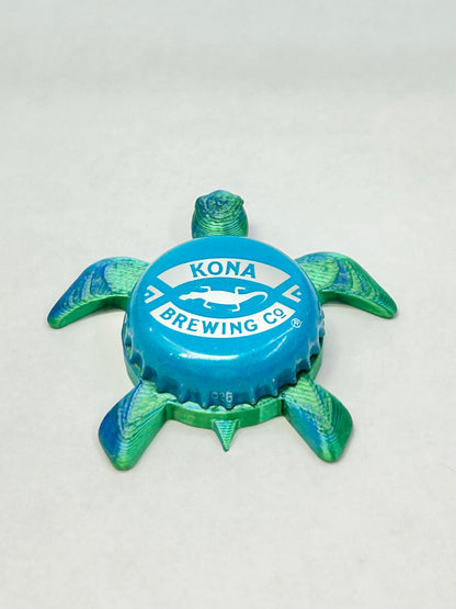 Kona Big Wave - Sea Turtle Bottle Cap Magnet Shell Shocked Art