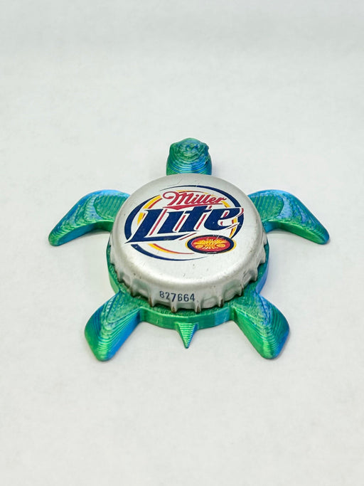 Miller Lite - Sea Turtle Bottle Cap Magnet Shell Shocked Art
