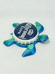 Corona Extra - Sea Turtle Bottle Cap Magnet Shell Shocked Art