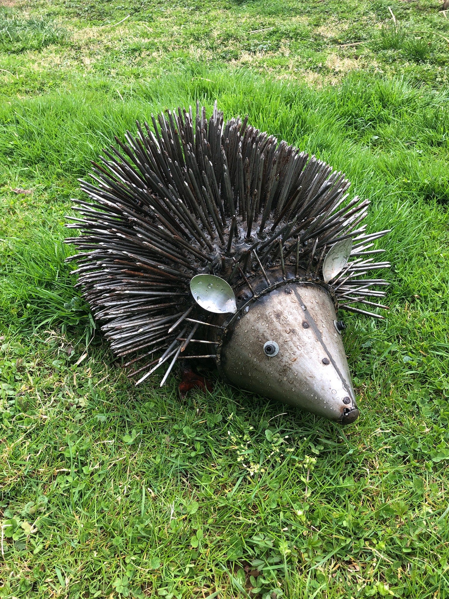 Sonic - Hedgehog Welded Sculpture - Local Pickup Only Shell Shocked Art