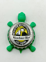 Dortmunder Union (Germany) - Bottle Cap Magnet Turtle (Copy) Shell Shocked Art