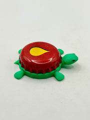 Coffee Drink - Bottle Cap Magnet Turtle Shell Shocked Art