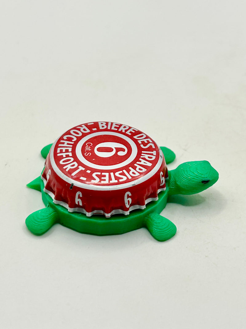 Biere Des Trappistes 6 (Belgium) - Bottle Cap Magnet Turtle (Copy) Shell Shocked Art