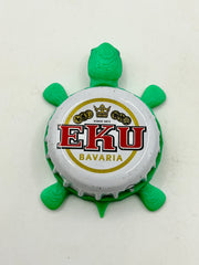 EKU Bavaria (Germany) - Bottle Cap Magnet Turtle Shell Shocked Art