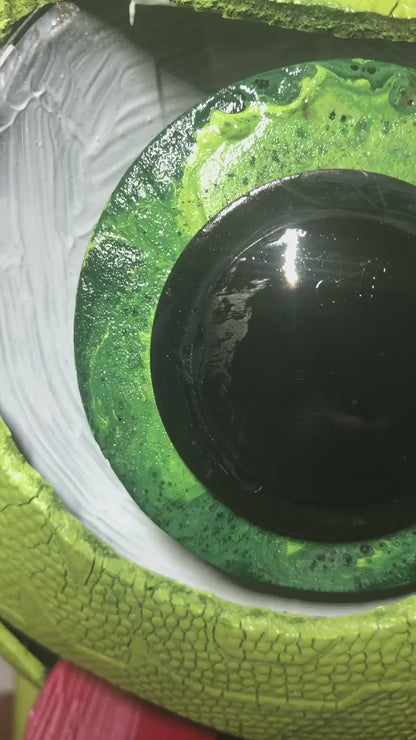 Mike Wazowski (Monsters, Inc) - Basketball Sculpture - Local Pickup Only